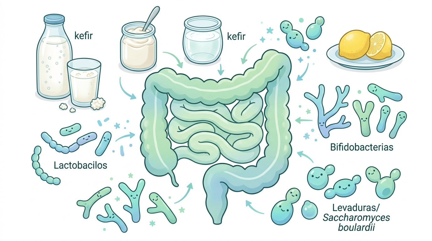 Flora intestinal y probióticos en SIBO